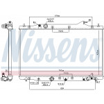NISSENS Kühler, Motorkühlung