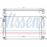 NISSENS Kühler, Motorkühlung