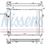 NISSENS Kühler, Motorkühlung