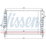 NISSENS Kühler, Motorkühlung