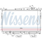 NISSENS Kühler, Motorkühlung