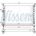 NISSENS Kühler, Motorkühlung