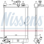 NISSENS Kühler, Motorkühlung