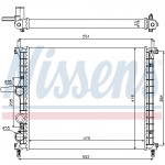 NISSENS Kühler, Motorkühlung