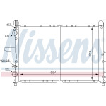 NISSENS Kühler, Motorkühlung