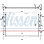 NISSENS Kühler, Motorkühlung