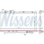 NISSENS Kühler, Motorkühlung