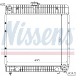 NISSENS Kühler, Motorkühlung