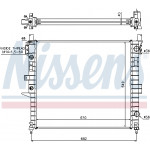 NISSENS Kühler, Motorkühlung
