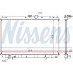NISSENS Kühler, Motorkühlung