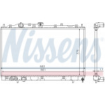 NISSENS Kühler, Motorkühlung