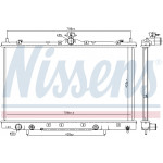 NISSENS Kühler, Motorkühlung