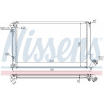 NISSENS Kühler, Motorkühlung
