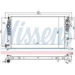 NISSENS Kühler, Motorkühlung