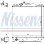 NISSENS Kühler, Motorkühlung