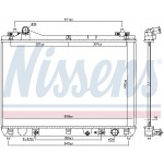 NISSENS Kühler, Motorkühlung