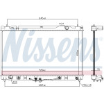 NISSENS Kühler, Motorkühlung