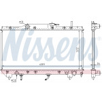 NISSENS Kühler, Motorkühlung