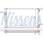 NISSENS Kühler, Motorkühlung
