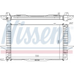 NISSENS Kühler, Motorkühlung