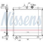 NISSENS Kühler, Motorkühlung