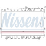 NISSENS Kühler, Motorkühlung