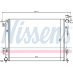 NISSENS Kühler, Motorkühlung