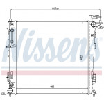 NISSENS Kühler, Motorkühlung
