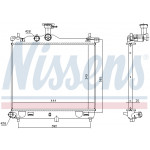 NISSENS Kühler, Motorkühlung