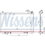 NISSENS Kühler, Motorkühlung