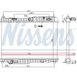 NISSENS Kühler, Motorkühlung