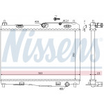 NISSENS Kühler, Motorkühlung