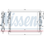 NISSENS Kühler, Motorkühlung
