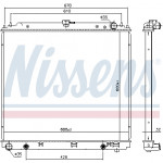 NISSENS Kühler, Motorkühlung