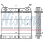 NISSENS Wärmetauscher, Innenraumheizung