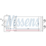 NISSENS Wärmetauscher, Innenraumheizung