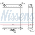 NISSENS Wärmetauscher, Innenraumheizung