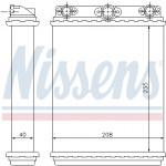 NISSENS Wärmetauscher, Innenraumheizung