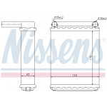 NISSENS Wärmetauscher, Innenraumheizung