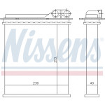NISSENS Wärmetauscher, Innenraumheizung