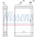 NISSENS Wärmetauscher, Innenraumheizung
