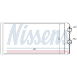 NISSENS Wärmetauscher, Innenraumheizung