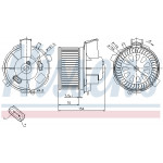 NISSENS Elektromotor, Innenraumgebläse