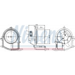 NISSENS Elektromotor, Innenraumgebläse