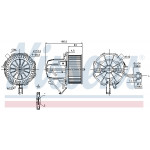 NISSENS Elektromotor, Innenraumgebläse