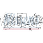 NISSENS Elektromotor, Innenraumgebläse