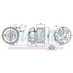 NISSENS Elektromotor, Innenraumgebläse