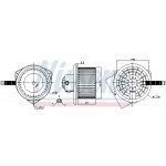 NISSENS Elektromotor, Innenraumgebläse