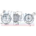 NISSENS Elektromotor, Innenraumgebläse