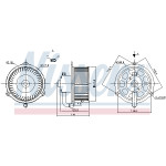 NISSENS Elektromotor, Innenraumgebläse